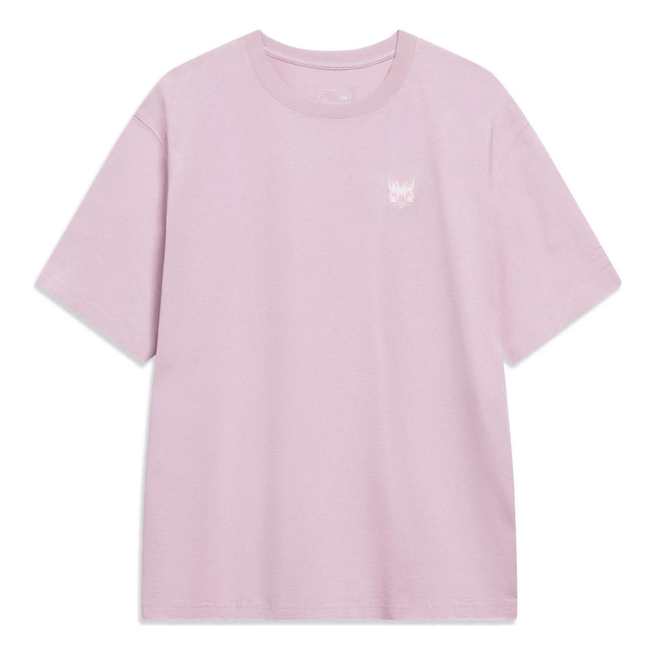 Li-Ning Butterfly Graphic T-shirt 'Pink' AHST205-5 - 1
