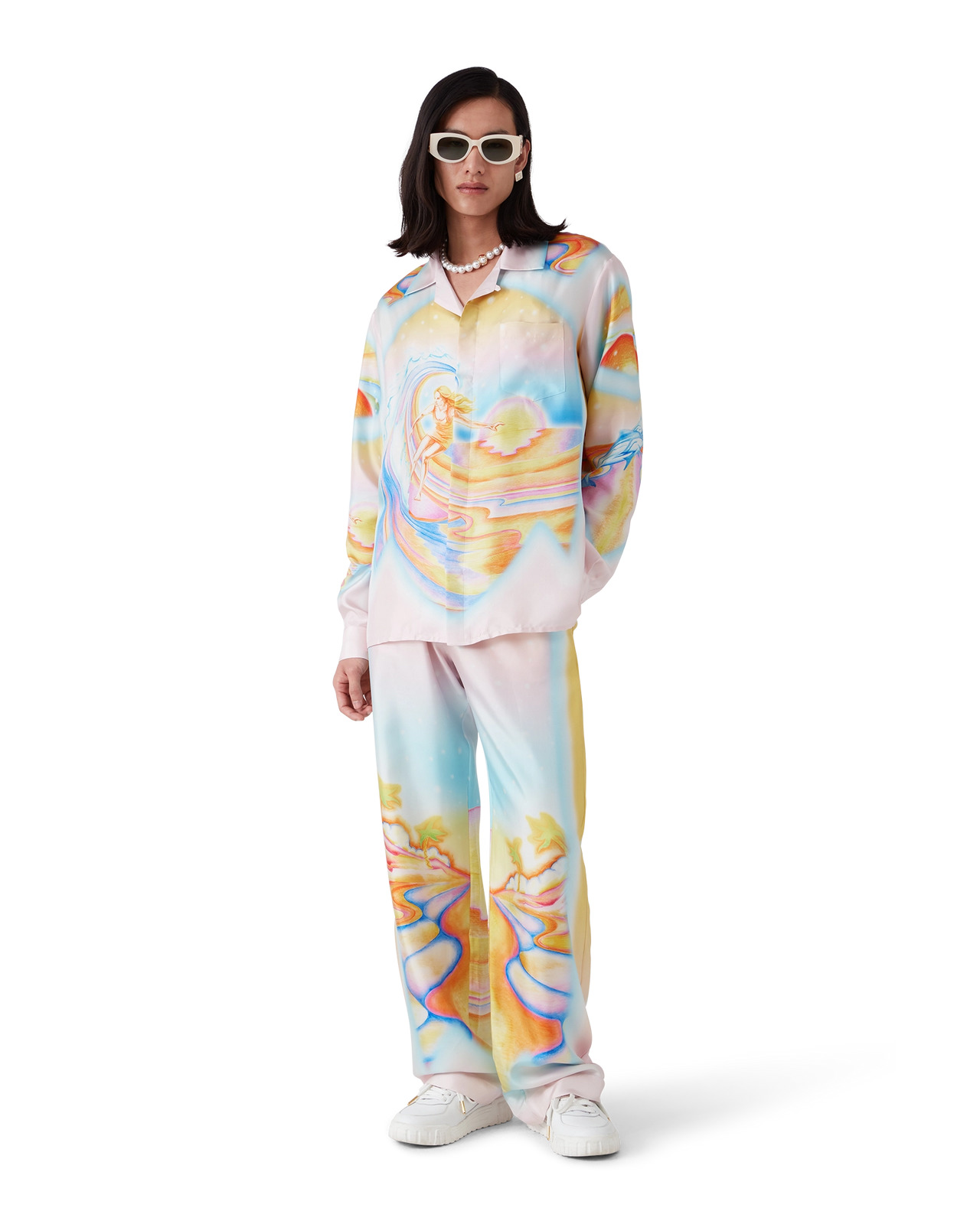 Psychedelic Nirvana Silk Trousers | Casablanca Paris - 2