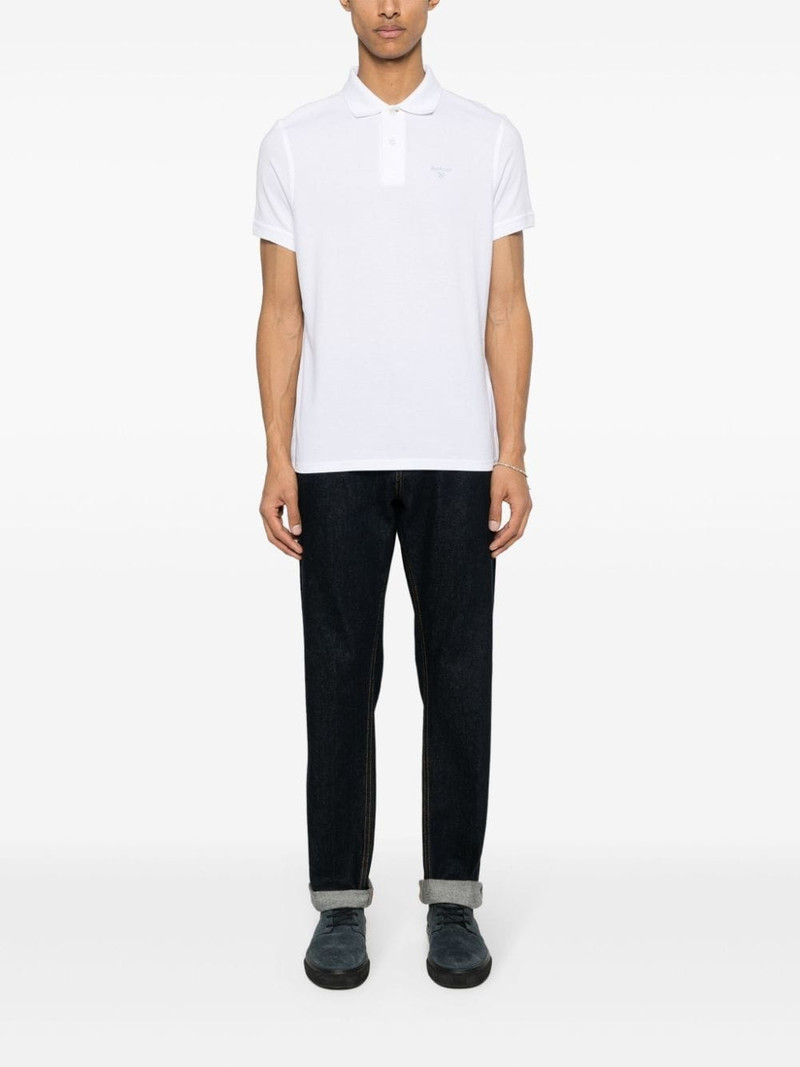 Barbour logo-embroidered cotton polo shirt outlook