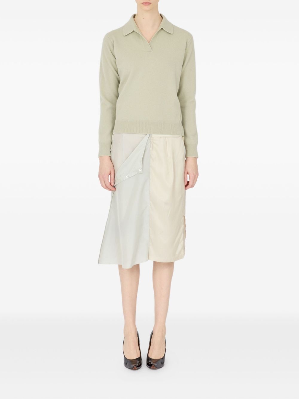 polo-collar jumper - 2