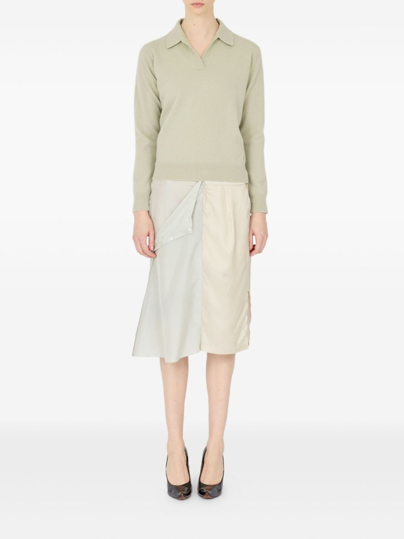 Maison Margiela polo-collar jumper outlook