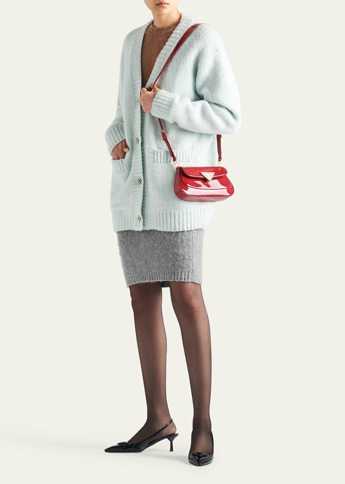 Pencil Cashmere Skirt - 2