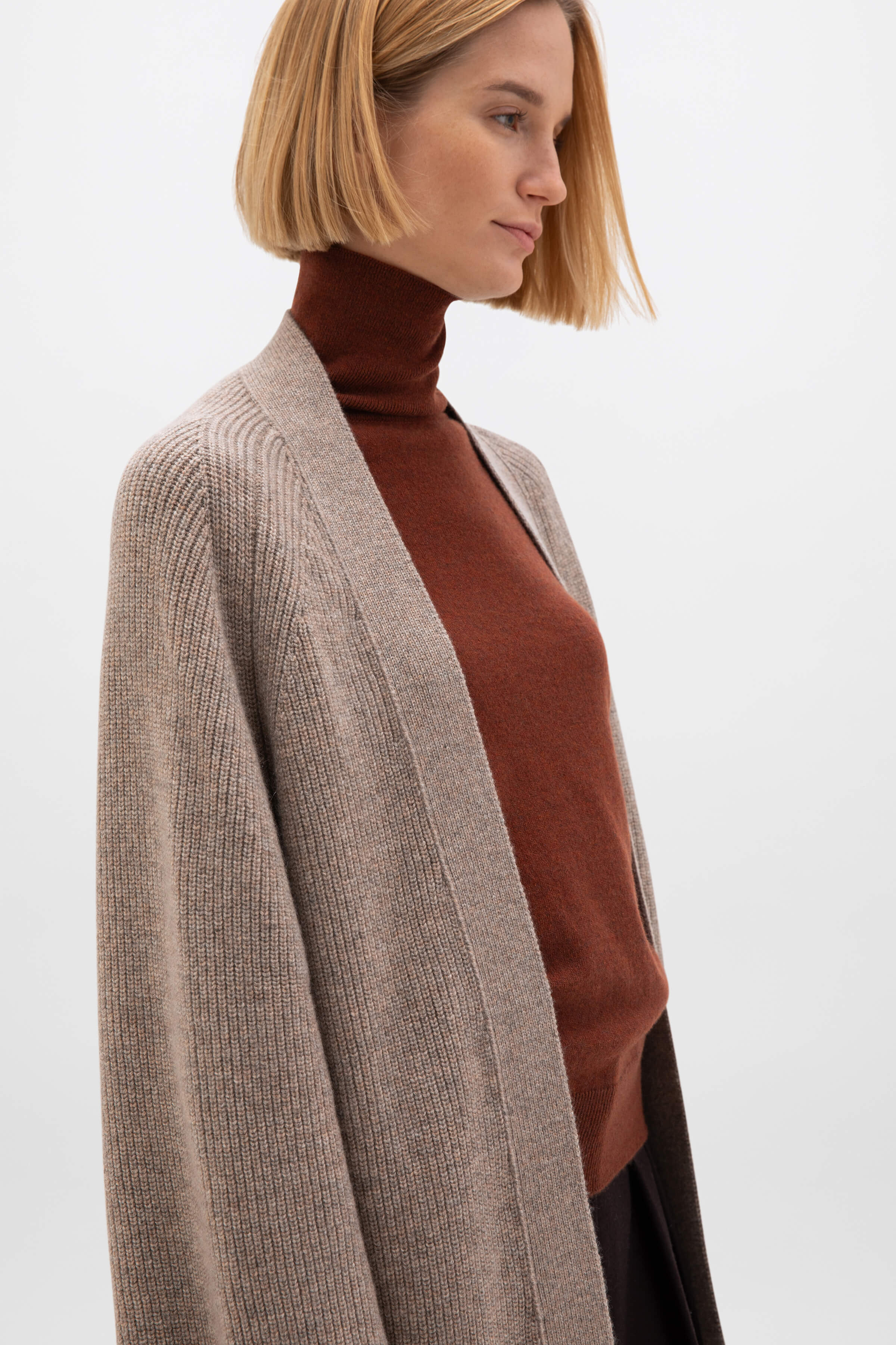 Cashmere Cape Cardigan - 2