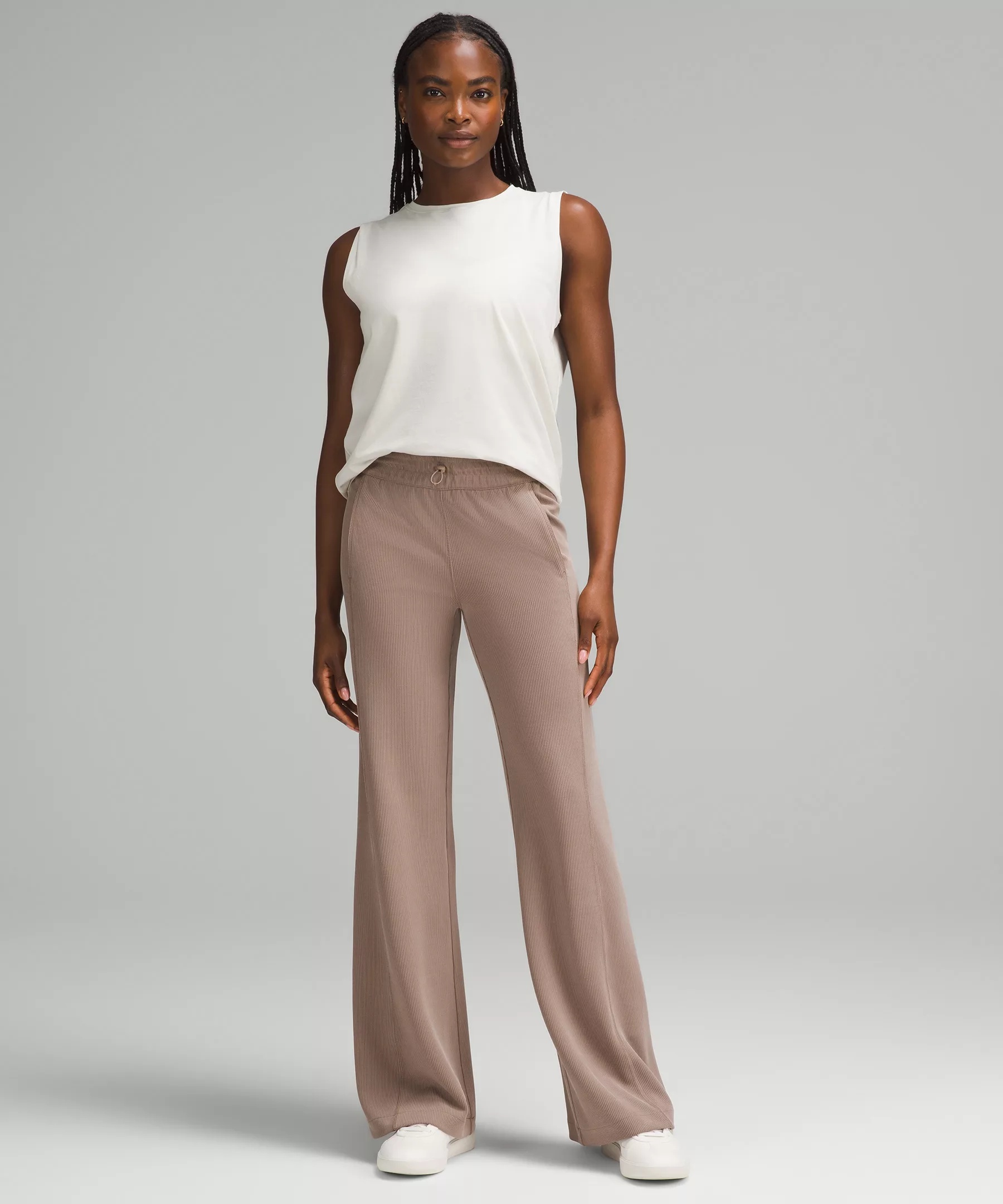 Ribbed Softstreme Mid-Rise Pant 32" - 2