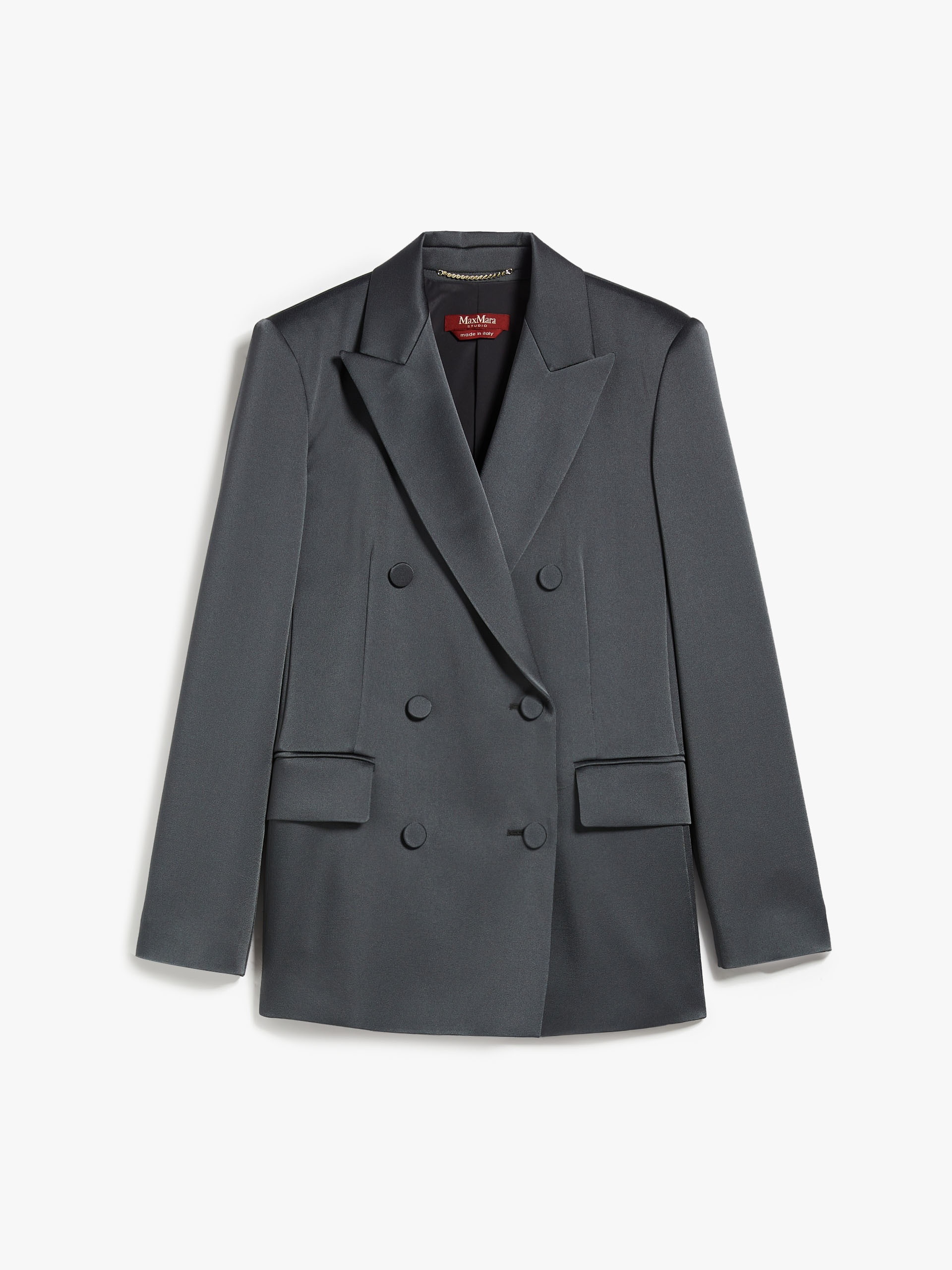 Max Mara Black Double-Breasted Coat