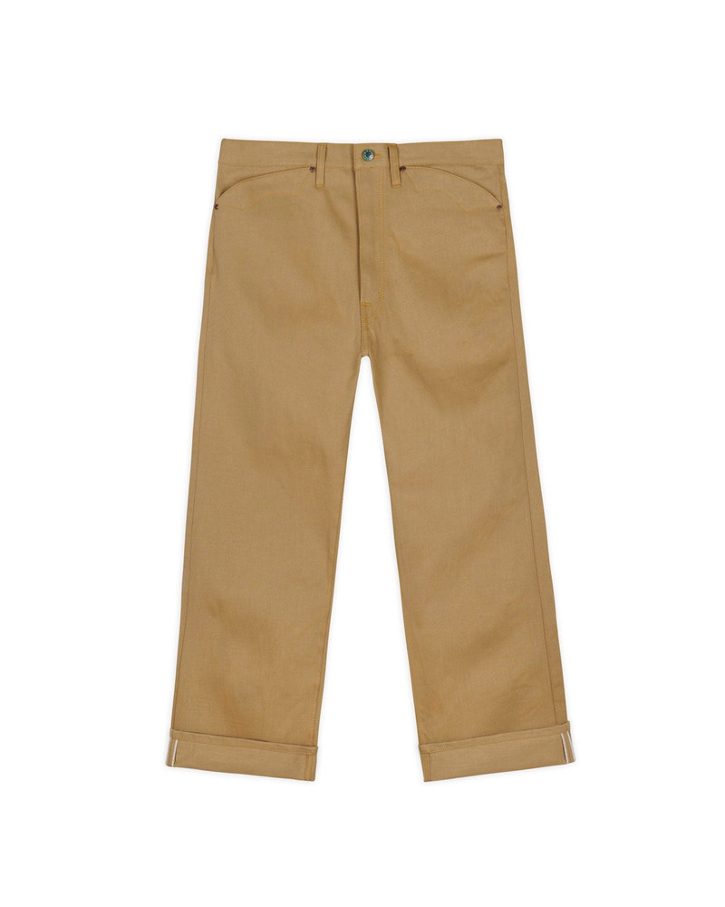 Type 00 13.5oz Selvedge Bull Denim - Tan 5