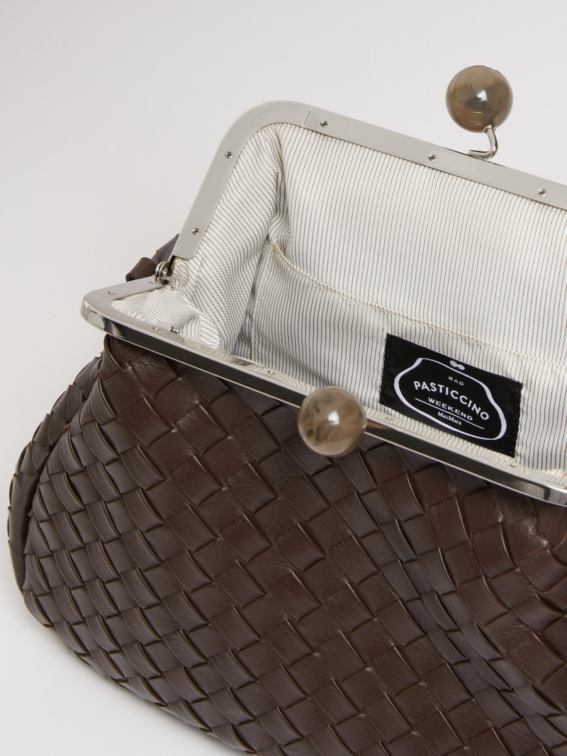 PANCIA1 Medium Pasticcino Bag in woven leather 6