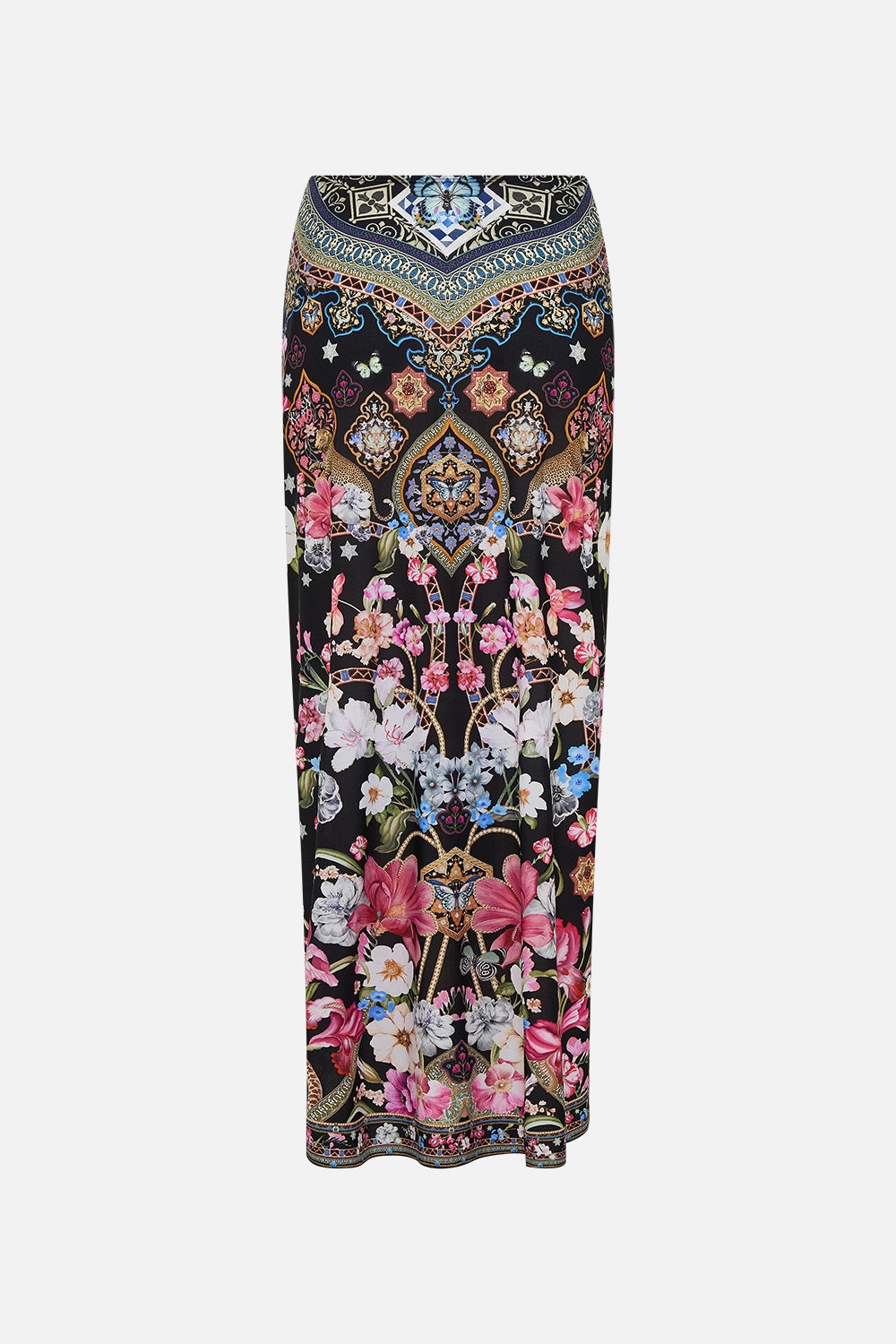 LAYERED LONG SARONG WITH FRONT TIE - 7