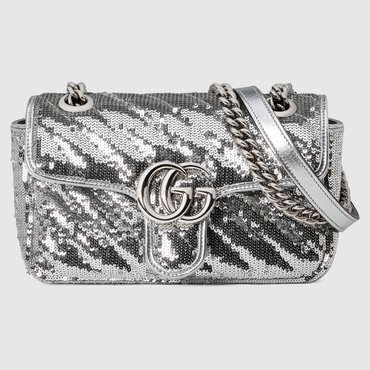 GG Marmont mini sequin shoulder bag - 1