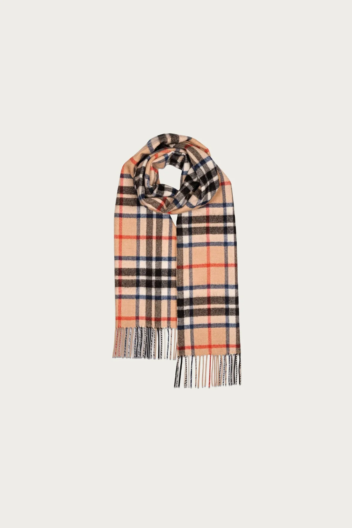 Oversized Lambswool Scarf - Thomson Camel - 1