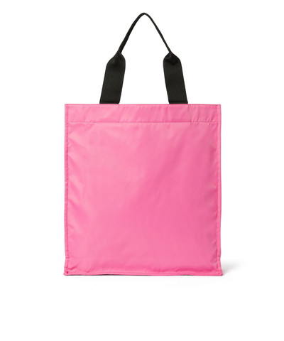 MSGM MSGM signature nylon tote bag with brush stroke logo outlook