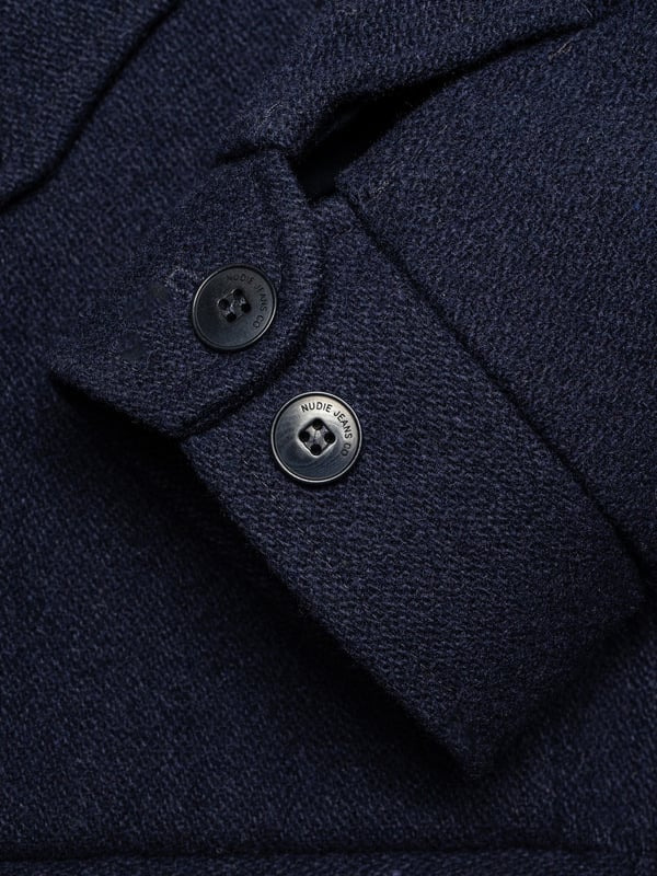 Blake Wool  Zip Jacket Blueberry - 7