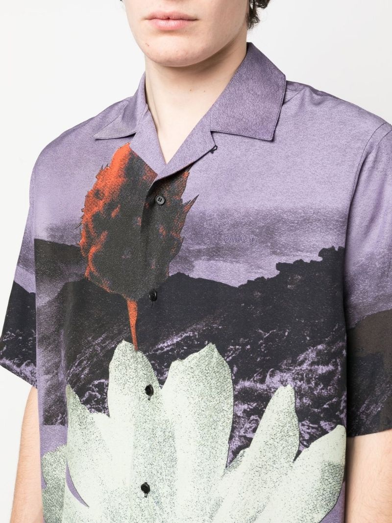 graphic-print short-sleeve shirt - 5