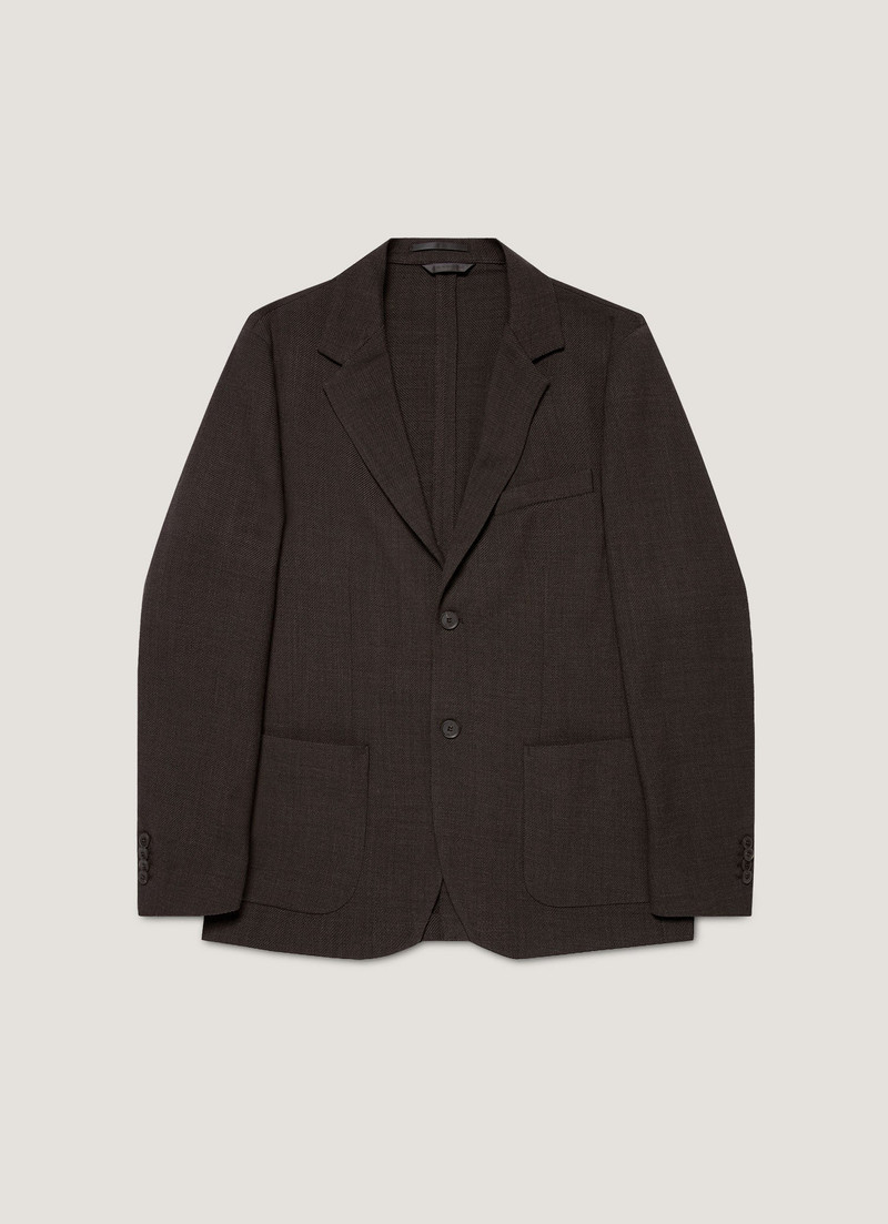 Textured Wool Blazer 1