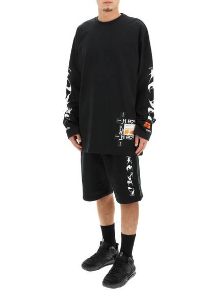 Heron Preston HP BRUSH PRINT T-SHIRT outlook