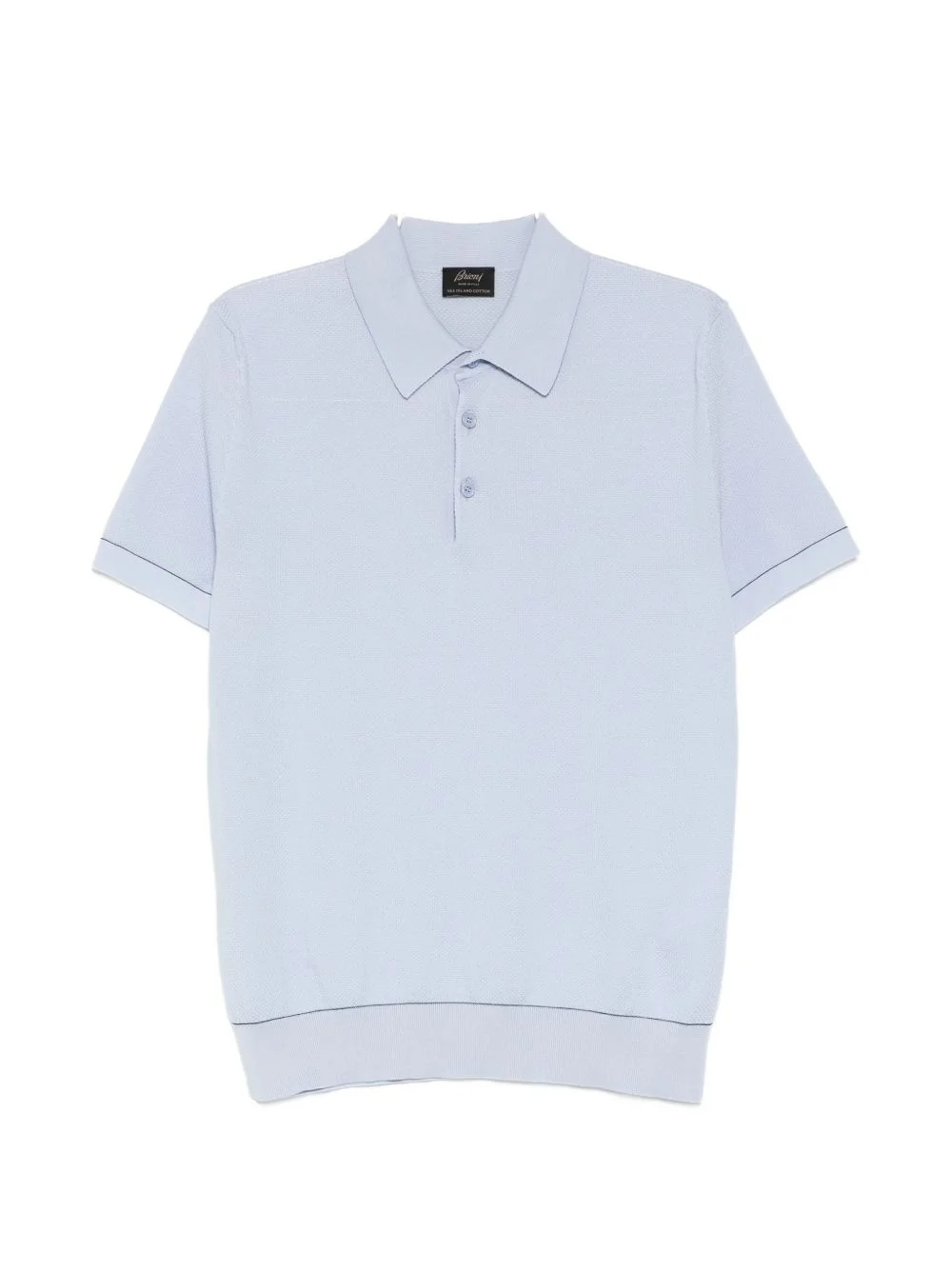 SEA ISLAND PIQUÉ COTTON POLO SHIRT - 1