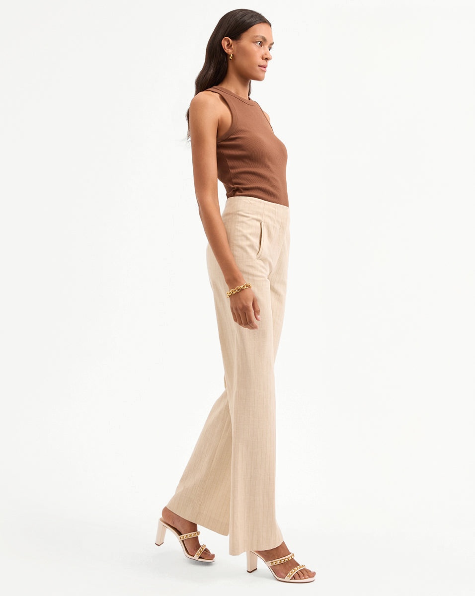 JUDE METALLIC PINSTRIPE PANT - 4