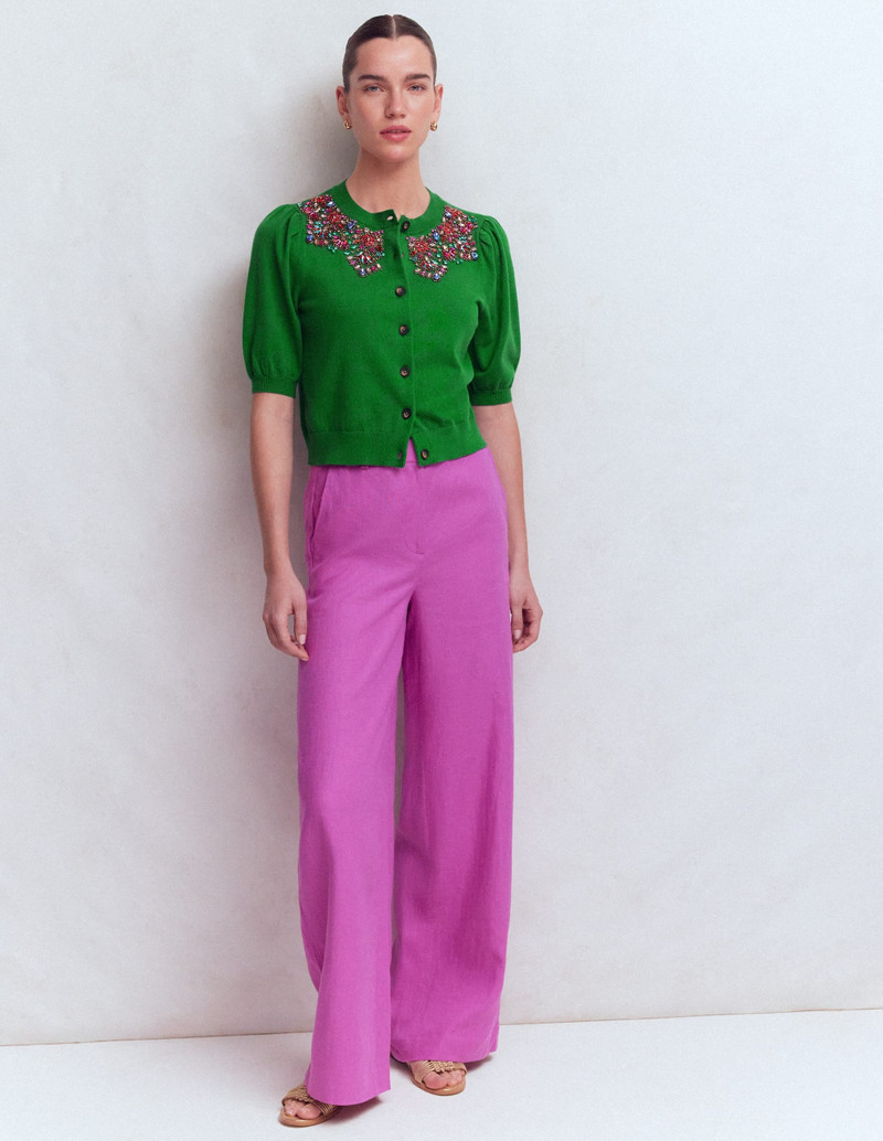 Nadia Embellished Cardigan-Green 6