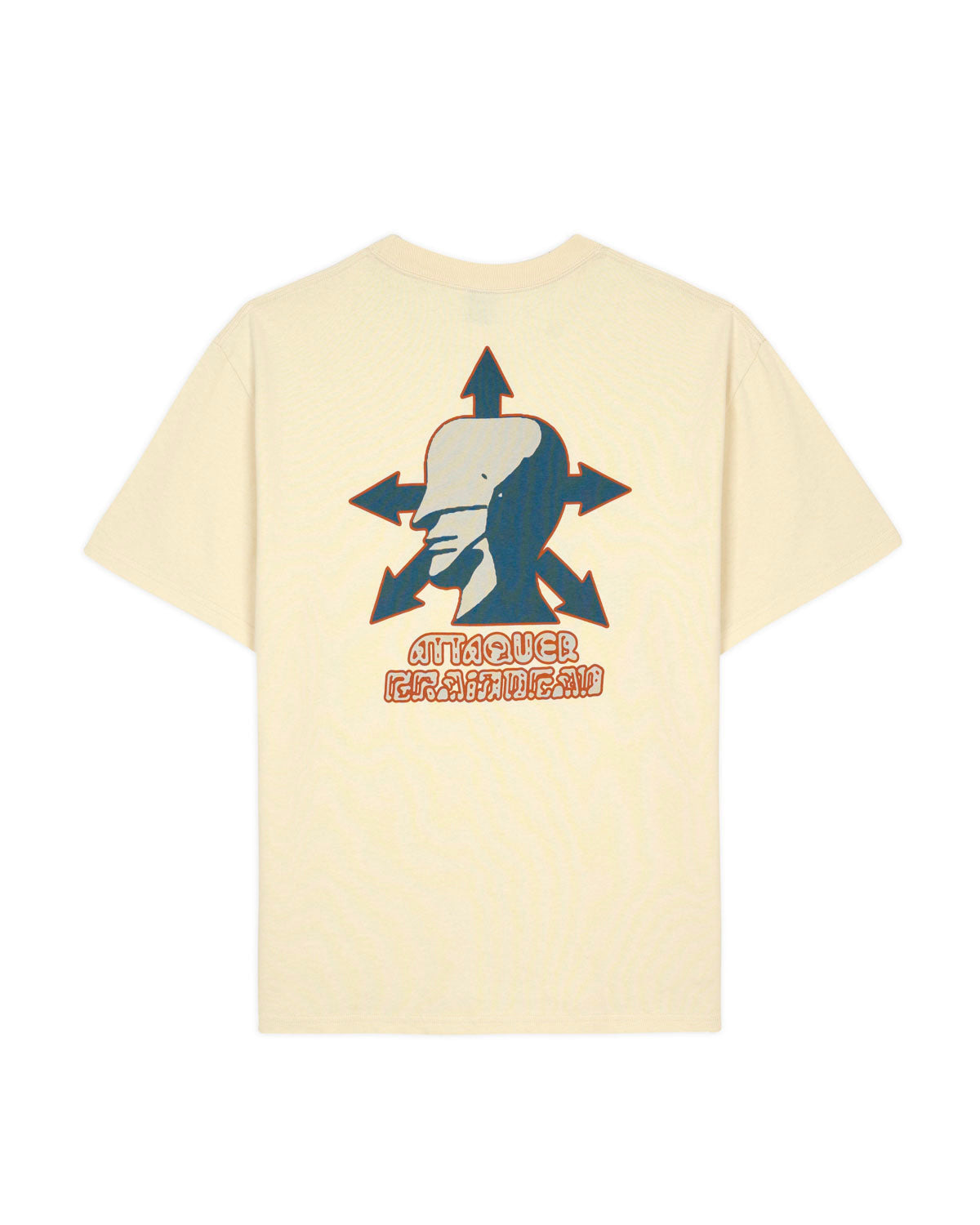 Brain Dead x Attaquer T-shirt - Natural - 2