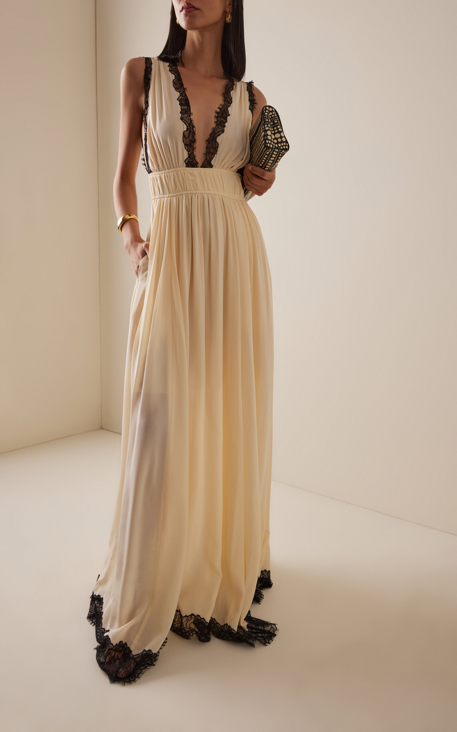 Marguerite Silk Dress ivory - 2