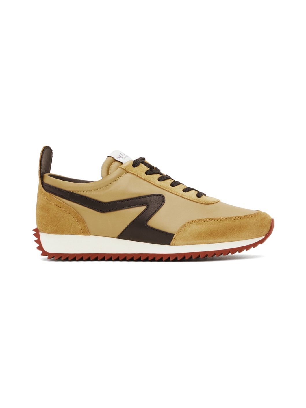 Tan Retro Runner Sneakers - 1