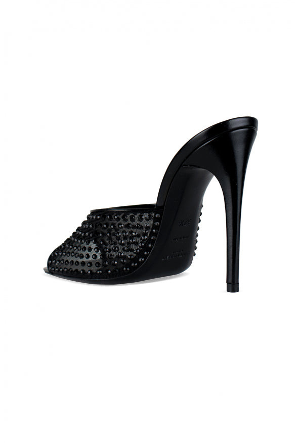 Saint Laurent Women Blonde Mules - 4
