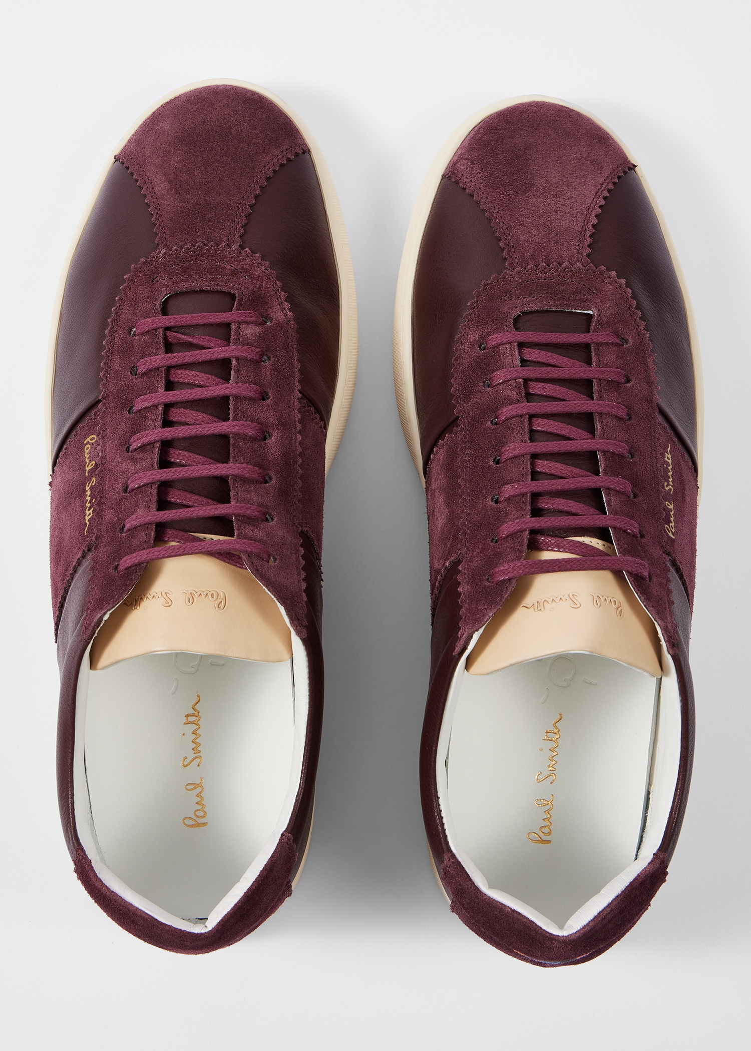 Burgundy 'Vantage' Trainers - 3