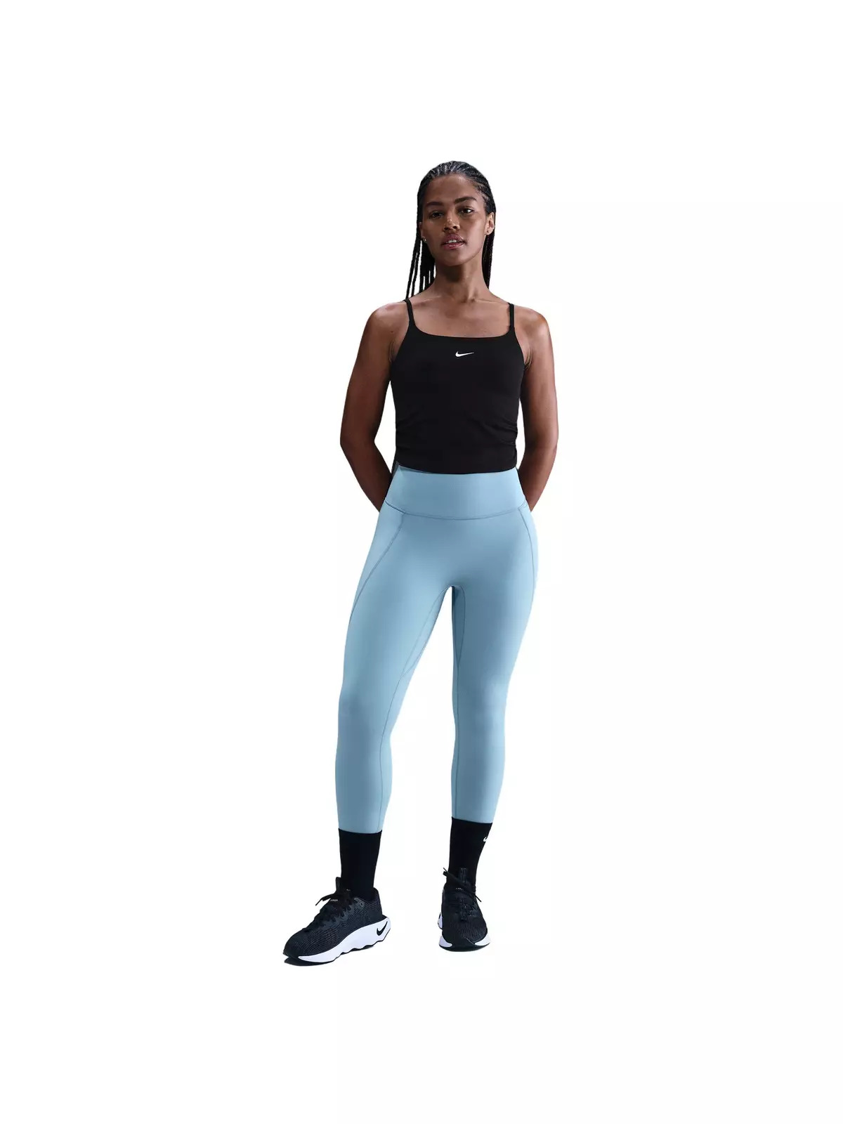 Women's One Dri-FIT Tank Top -Black - 4