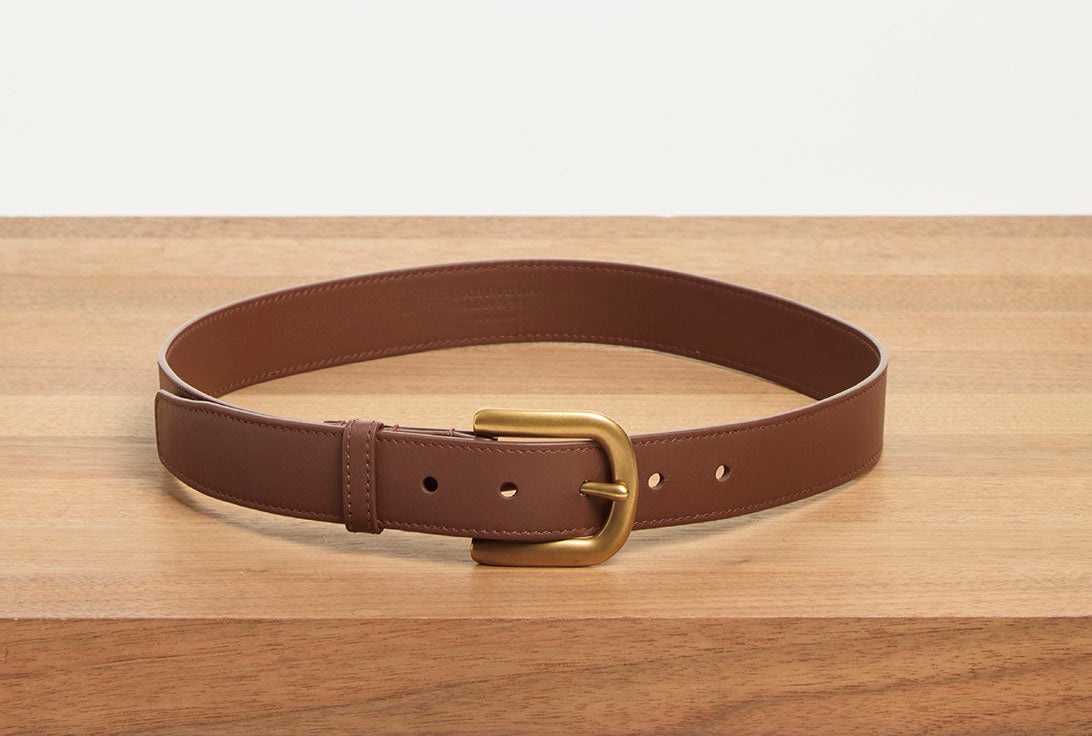 Sam Belt in Cognac Leather - 3