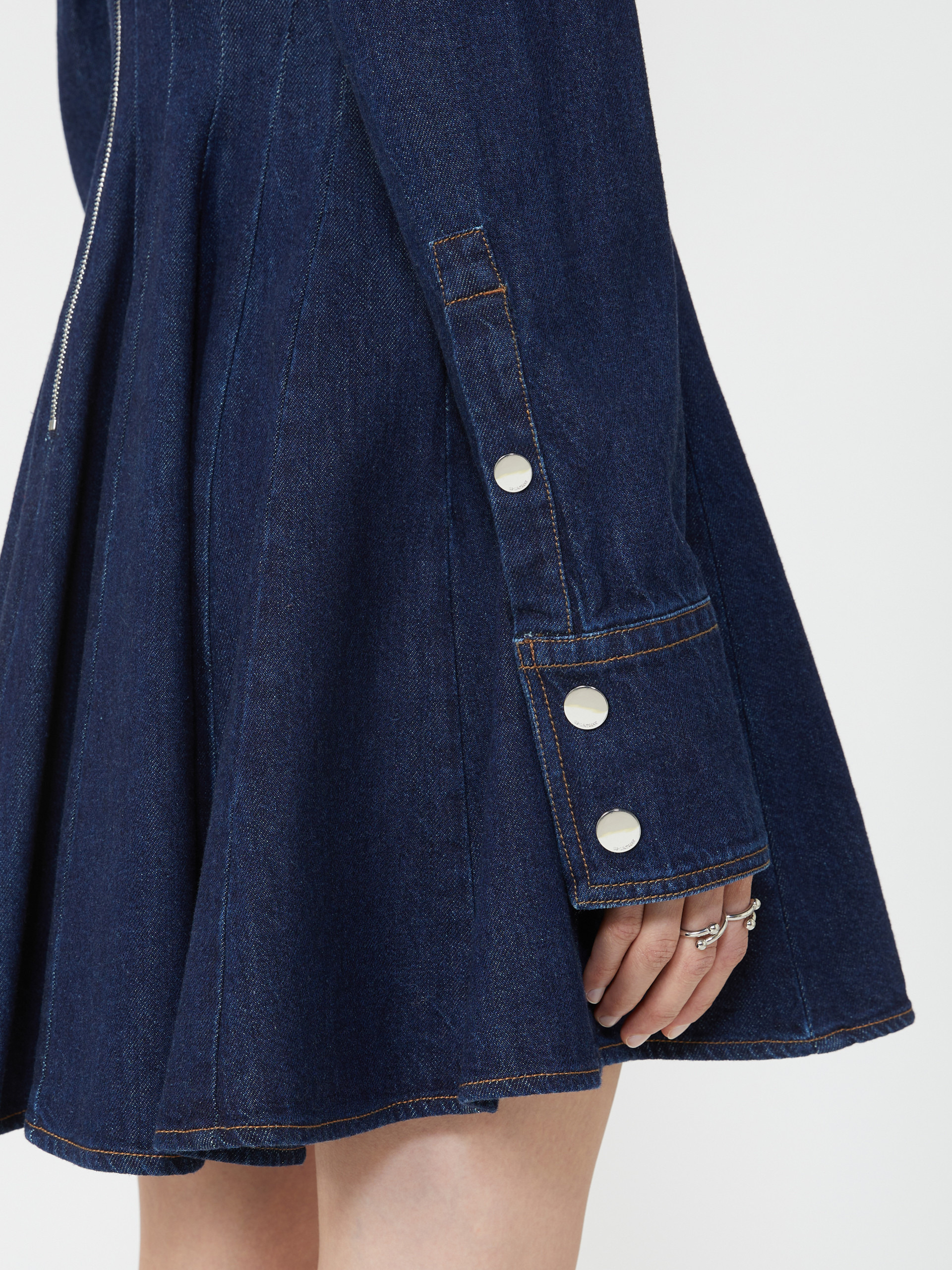 AEREO Blue denim mini dress - 6