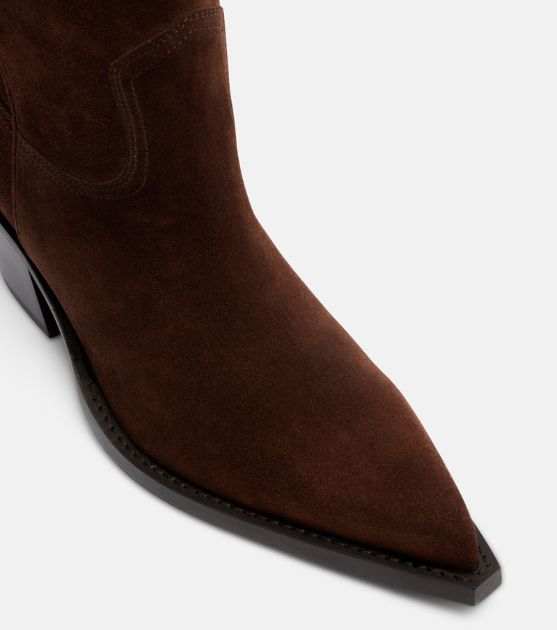Dakota suede cowboy boots 6