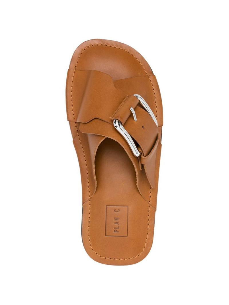 buckle leather sandals 4