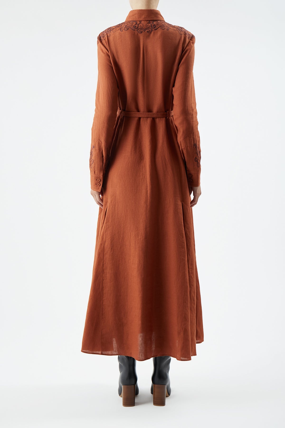 Mcgraw Dress in Linen - 4