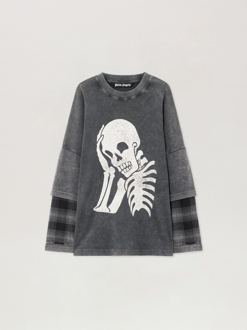 Skull Double Long-Sleeved Shirt 1