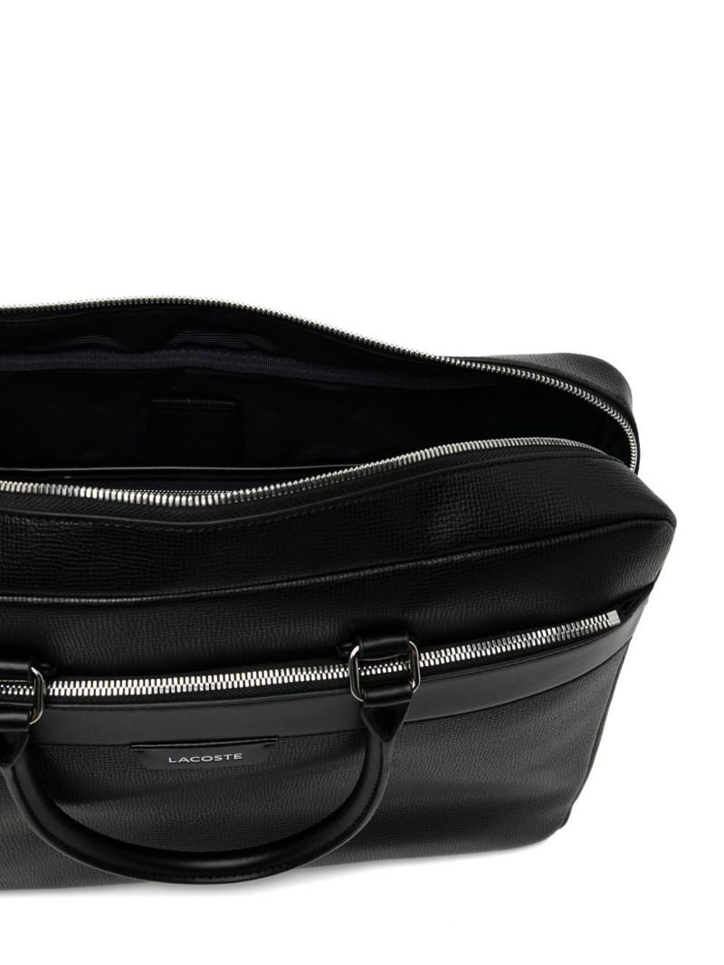 debossed logo top handle laptop bag 4