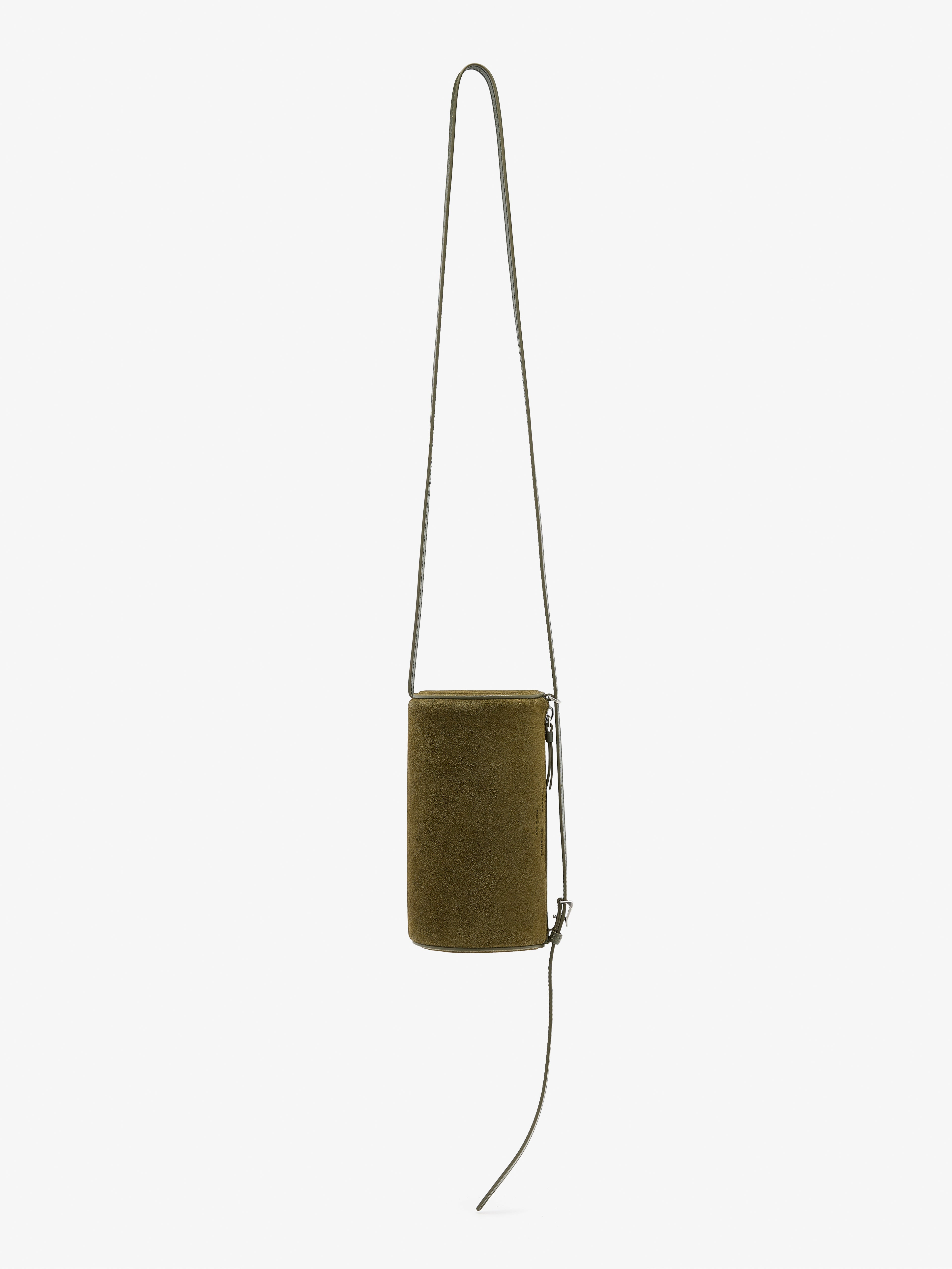 Crossbody Silo Bag in Kid Suede - 2