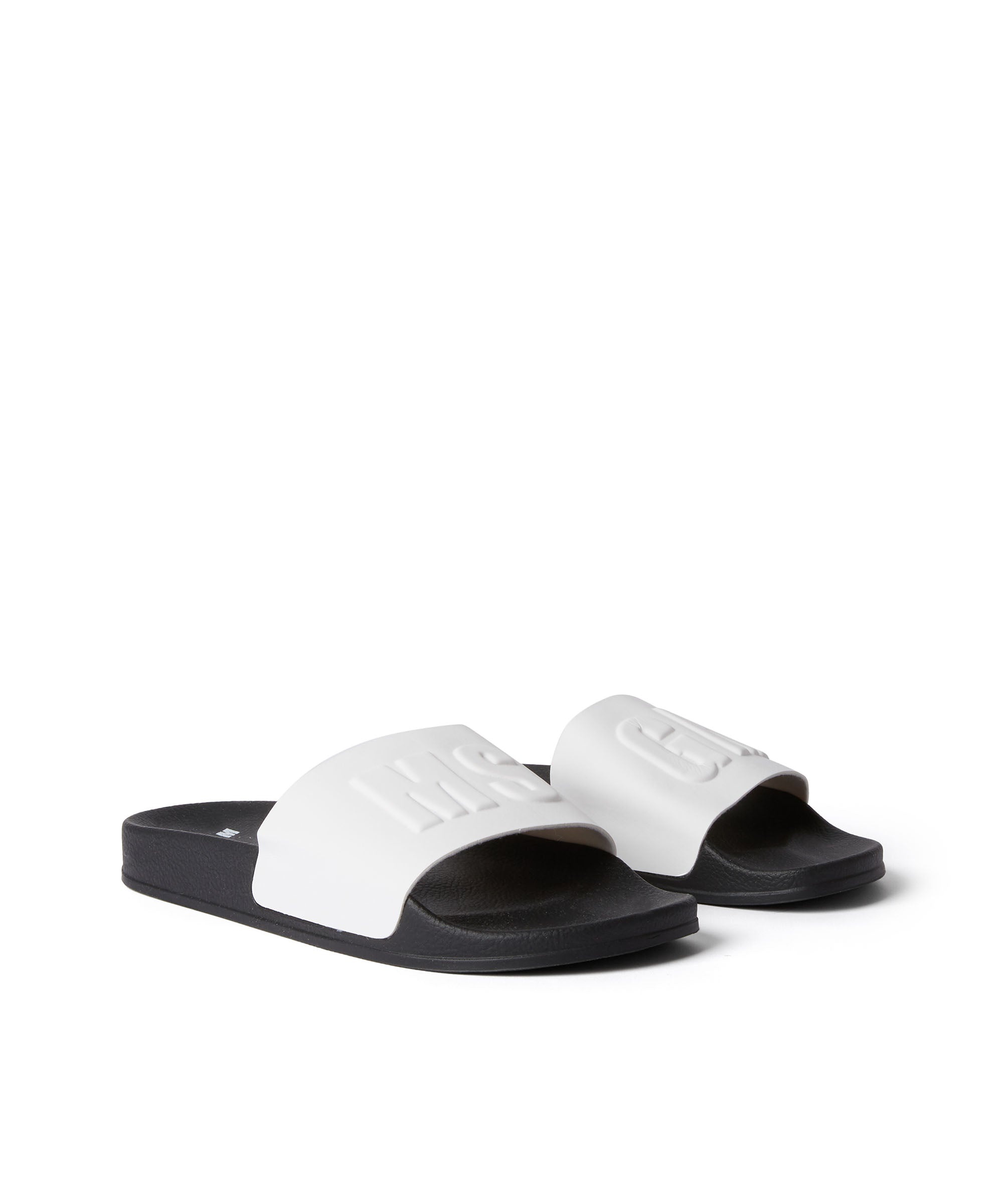 MSGM logo-print slides - White