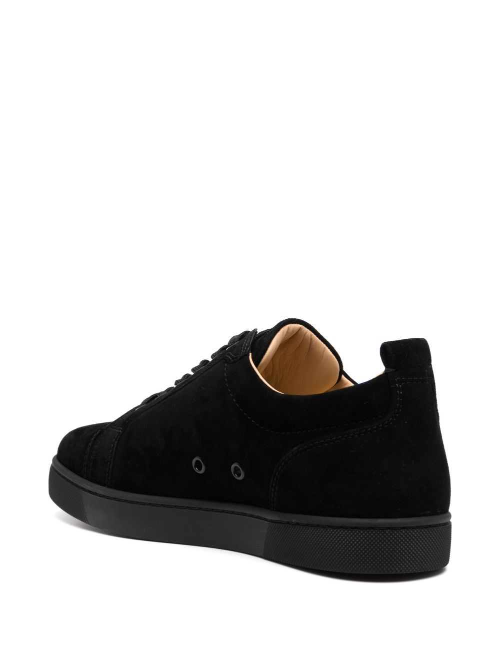 suede lace-up sneakers - 3