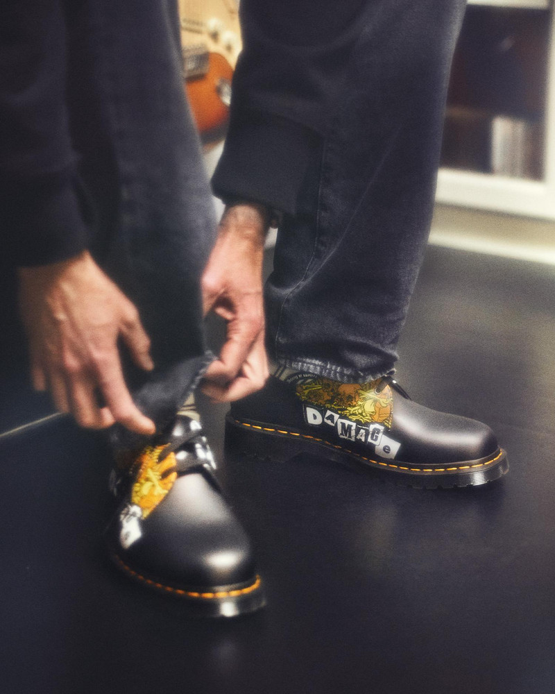 Dr. Martens 1461 Metallica 3-Eye Smooth Leather Shoes outlook