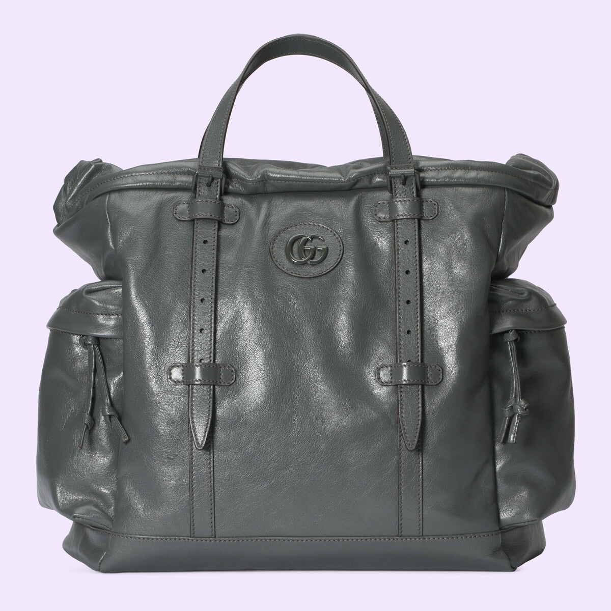 Drawstring tote bag with tonal Double G - 1