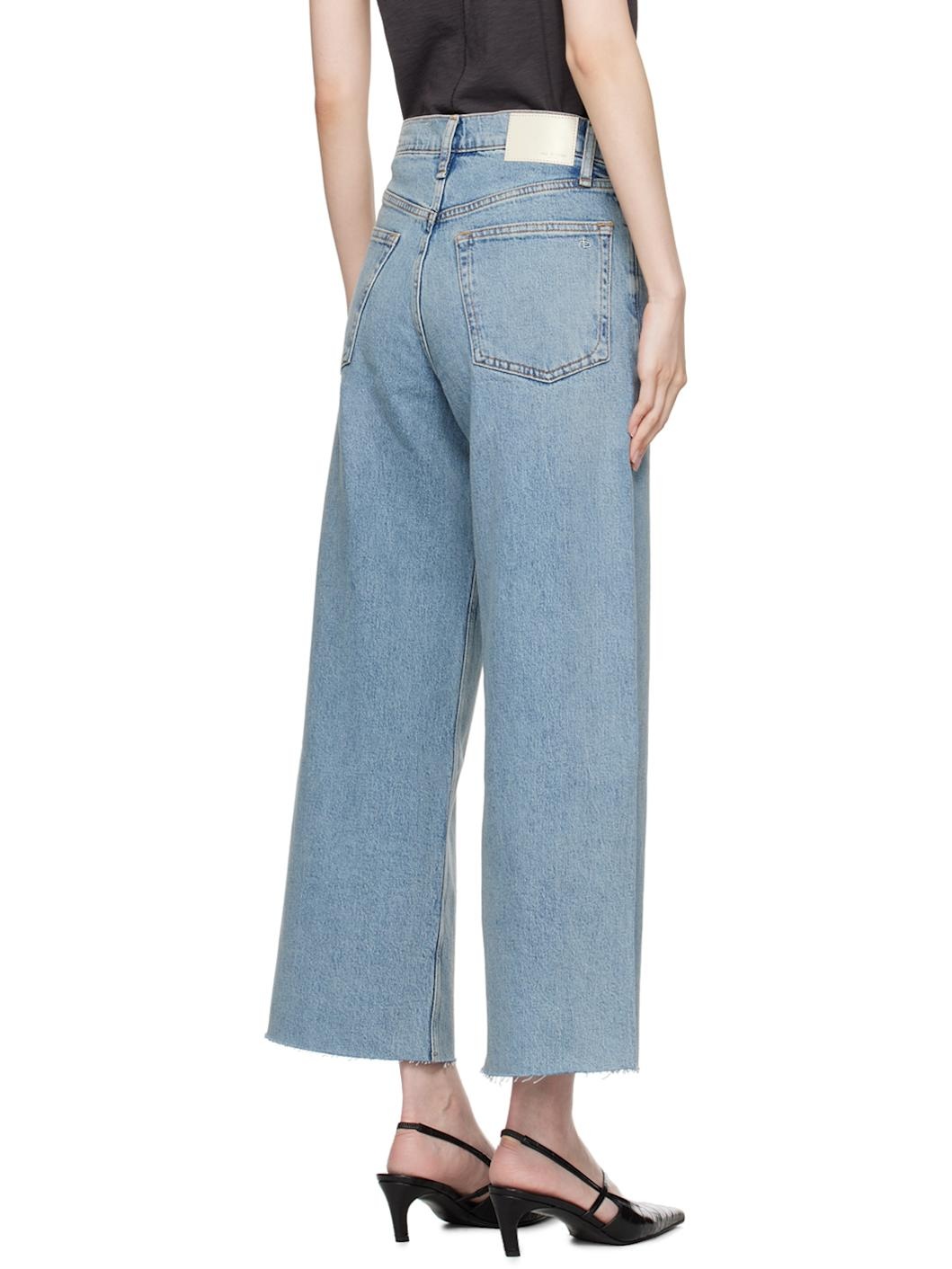 Blue Andi Ankle Wide-Leg Jeans - 3