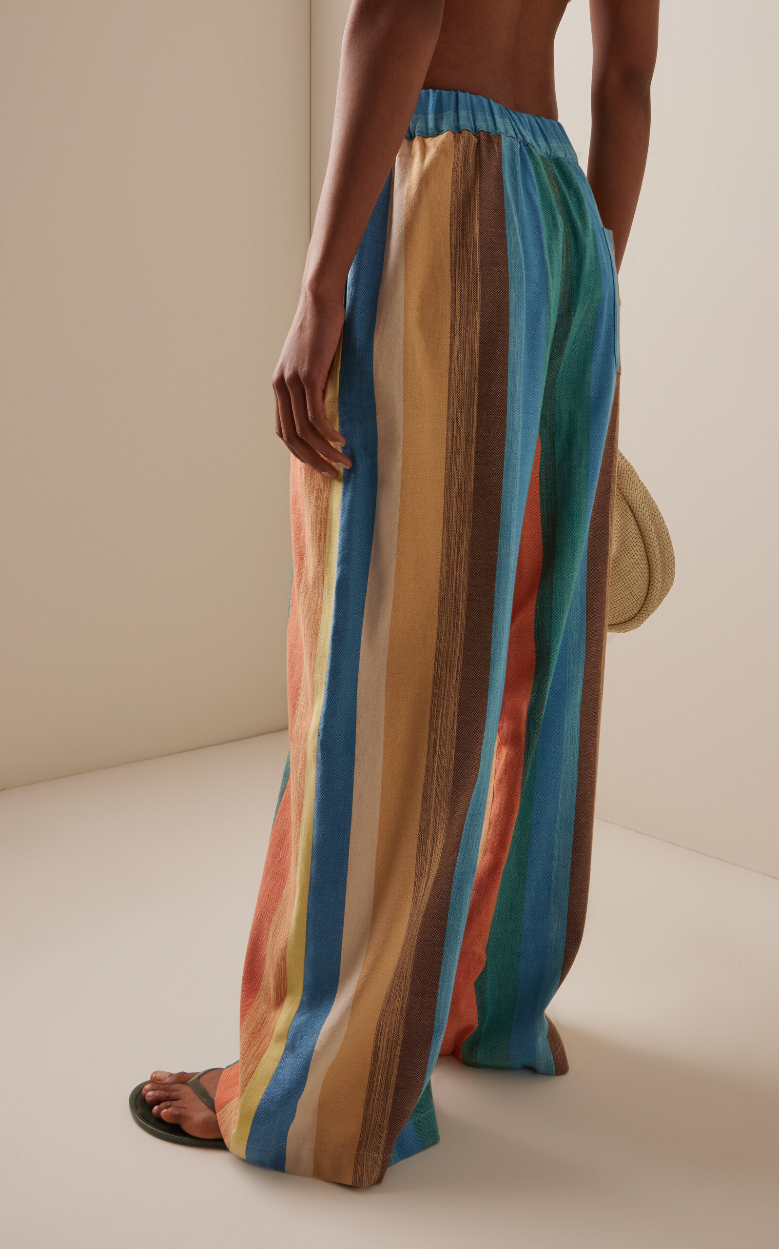 Exclusive Riviera The Palazzo Striped Chambray Pants multi - 6