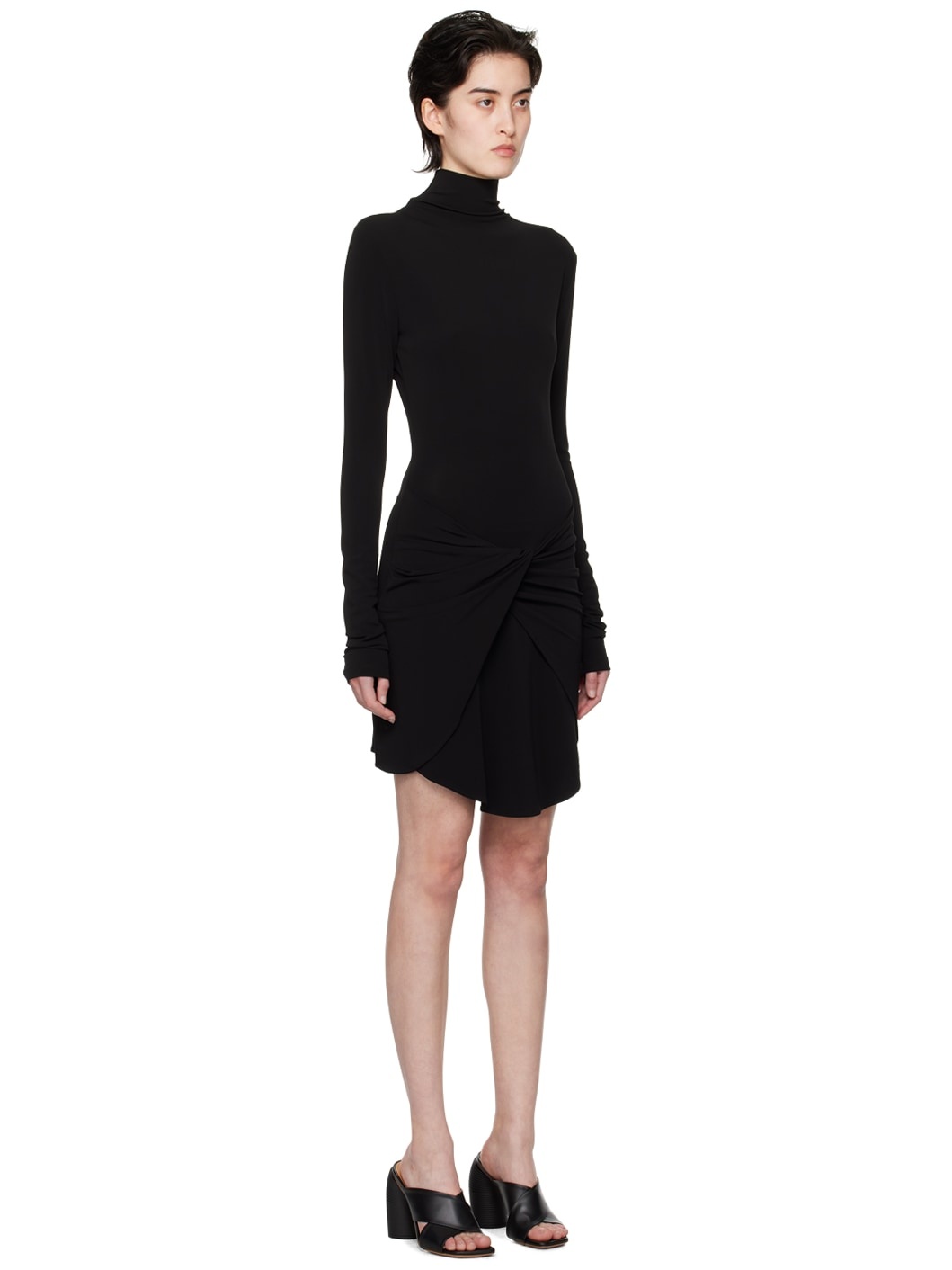 Off-White Black Twist Minidress | REVERSIBLE