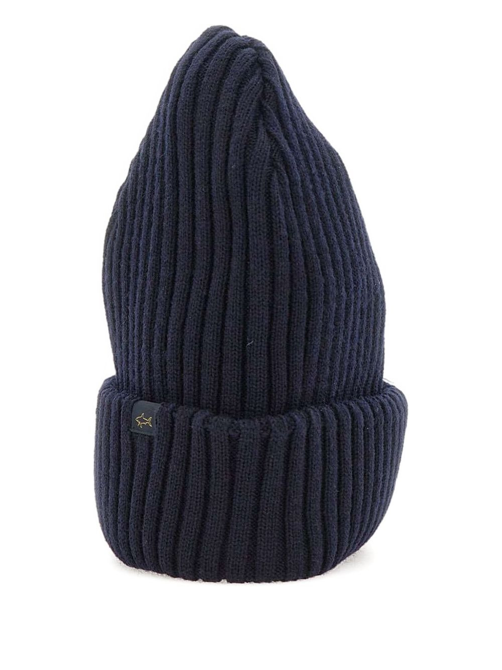 ribbed logo-label beanie - 2