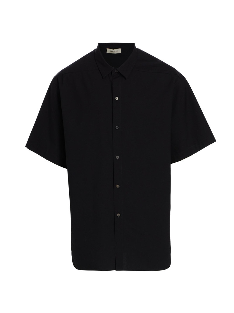 Men's Eternal Button Front Shirt - Black 1