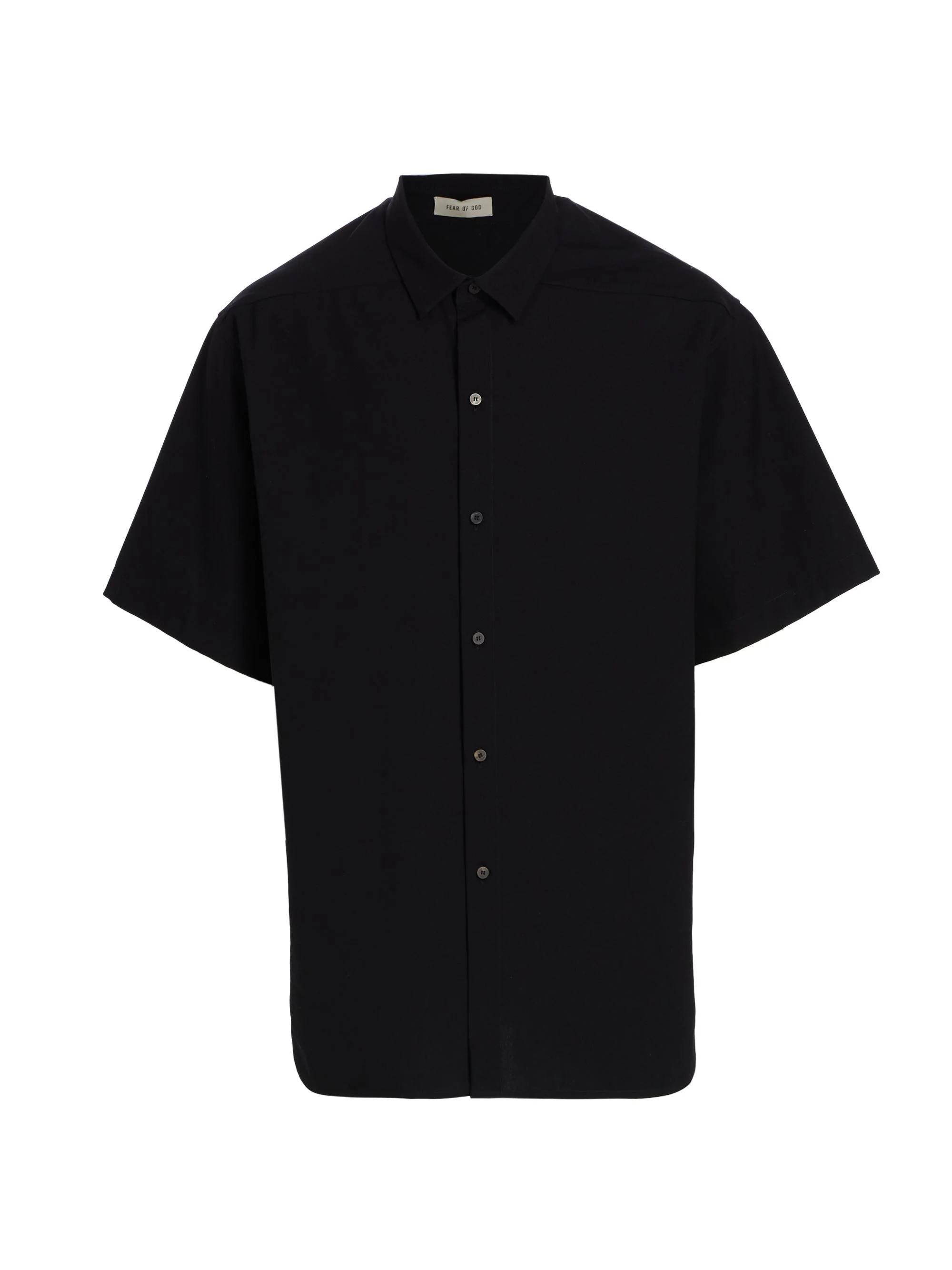 Men's Eternal Button Front Shirt - Black - 1