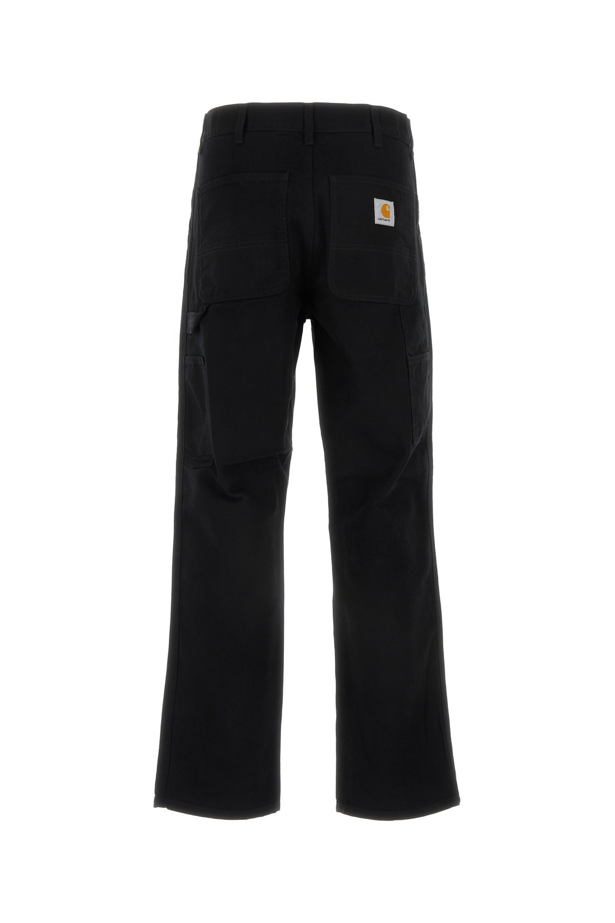 Black cotton Single Knee Pant - 2