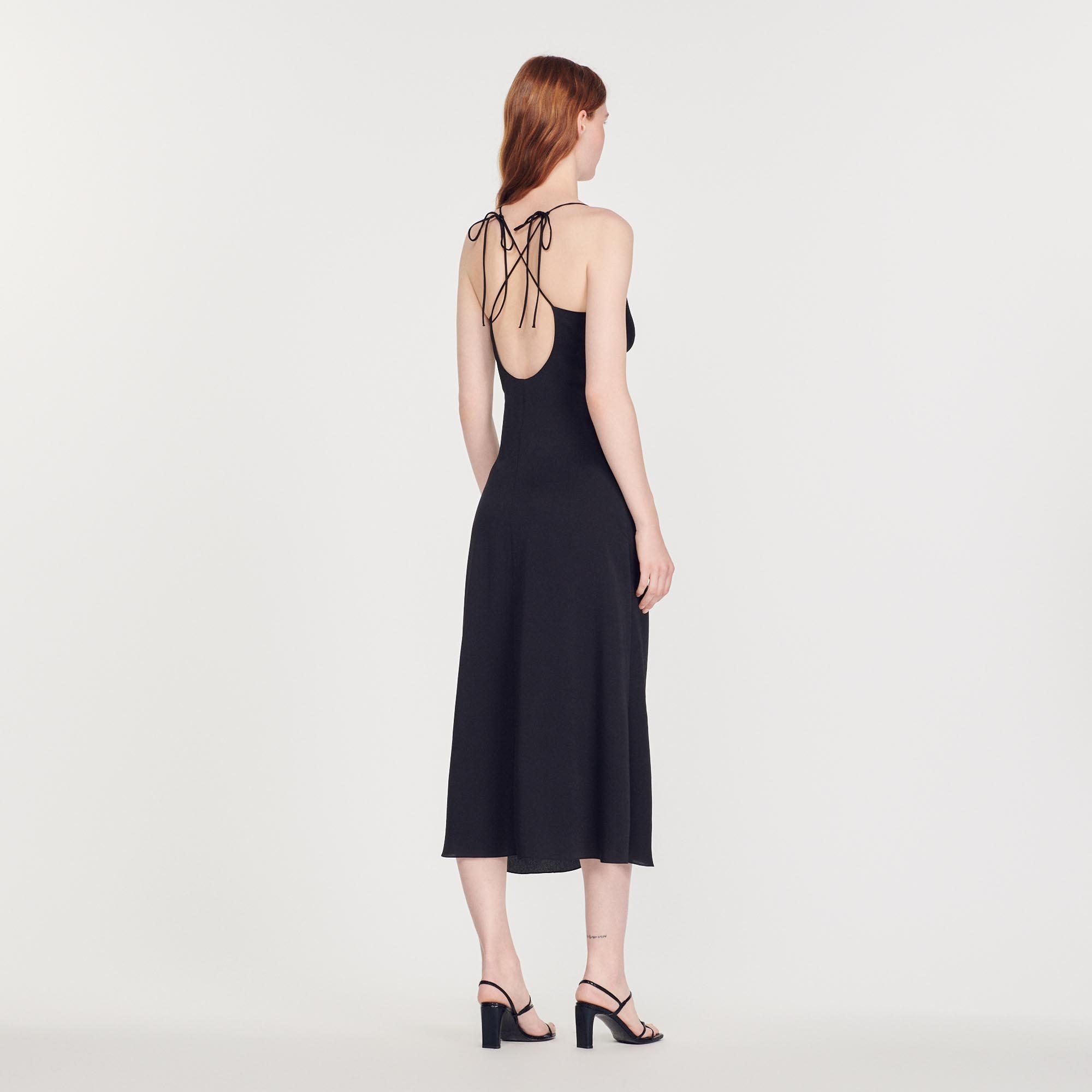 Long dress with narrow straps - 6