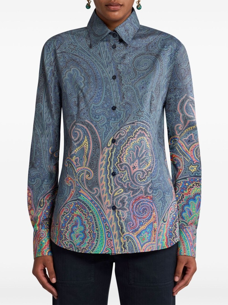 Etro paisley-print shirt outlook