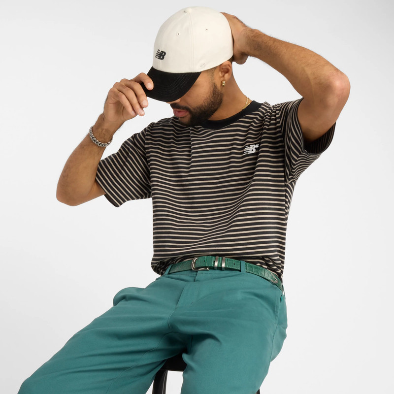 Men's Numeric Thin Stripe T-Shirt 1